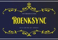 Roenksync Font - Featured Image