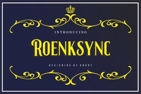 Roenksync Font - Featured Image