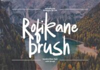Rofikane Brush Font - Featured Image