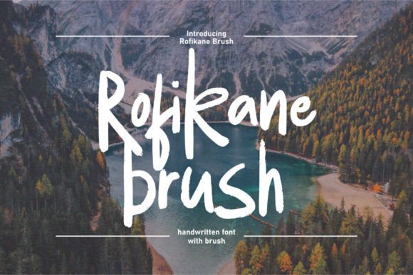 Rofikane Brush Font - Featured Image