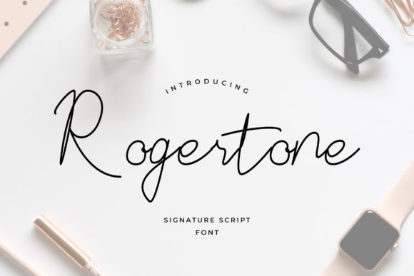 Rogertone Font - Featured Image