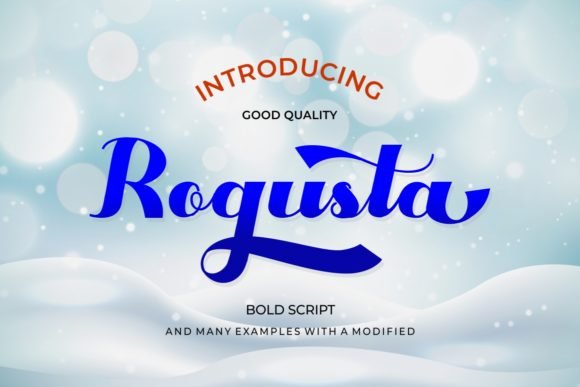 Rogusta Font - Featured Image