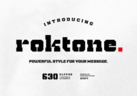 Roktone Font - Featured Image