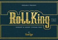 RollKing Font - Featured Image