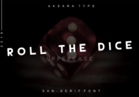 Roll the Dice Font - Featured Image