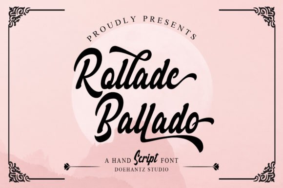 Rollade Ballado Font - Featured Image