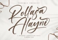 Rollasa Alayni Font - Featured Image