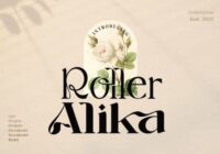 Roller Alika Font - Featured Image