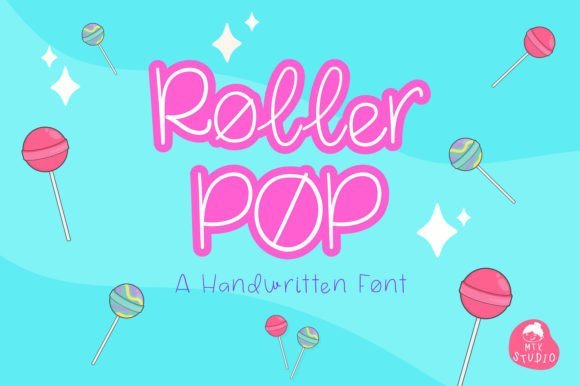 Rollerpop Font - Featured Image