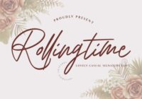 Rolling Time Font - Featured Image