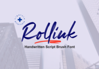 Rollink Font - Featured Image