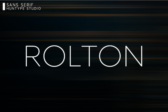 Rolton Font - Featured Image