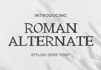 Roman Alternate Font - Featured Image