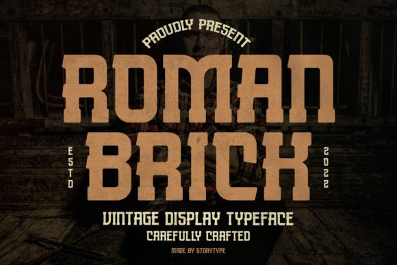 Roman Brick Font - Featured Image