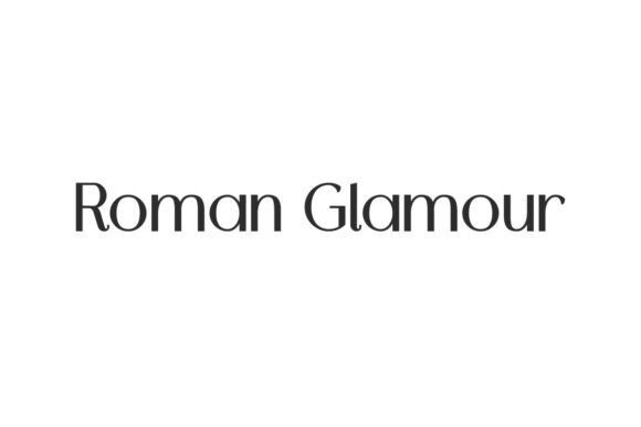 Roman Glamour Font - Featured Image