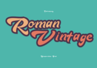 Roman Vintage Font - Featured Image
