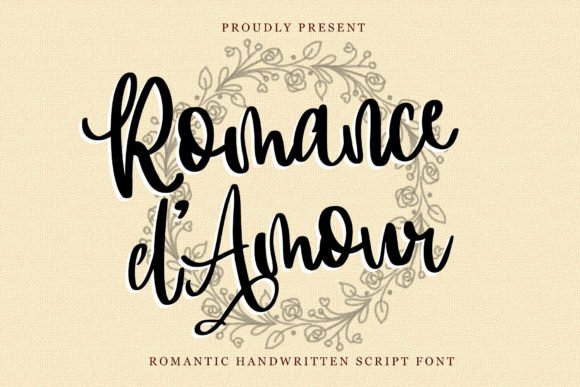 Romance D'Amour Font - Featured Image