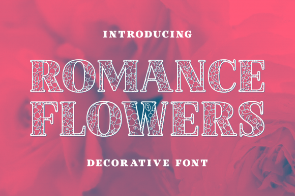 Romance Flowers Font - Featured Image