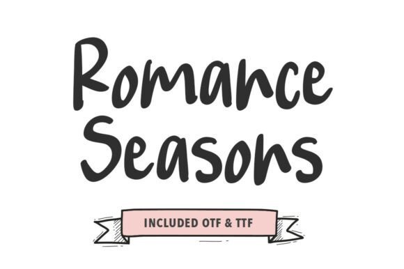 Romance Seasons Font - Featured Image