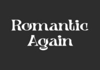Romantic Again Font - Featured Image