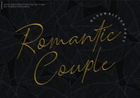 Romantic Couple Font - Featured Image