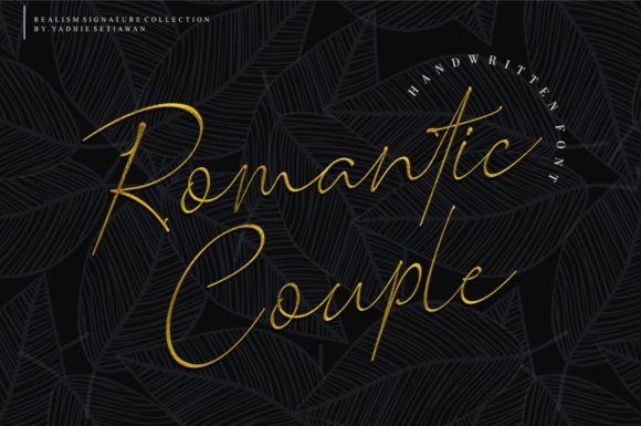 Romantic Couple Font - Featured Image