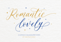 Romantic Lovely Font - Featured Image