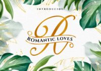 Romantic Loves Monogram Font - Featured Image