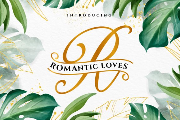 Romantic Loves Monogram Font - Featured Image