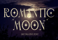 Romantic Moon Font - Featured Image