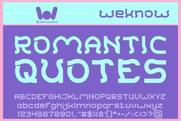 Romantic Quotes Font - Featured Image