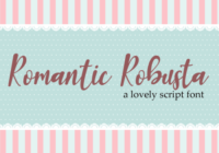 Romantic Robusta Font - Featured Image