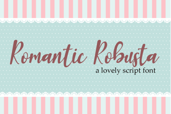Romantic Robusta Font - Featured Image