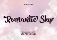 Romantic Sky Font - Featured Image