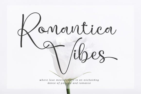 Romantica Vibes Font - Featured Image
