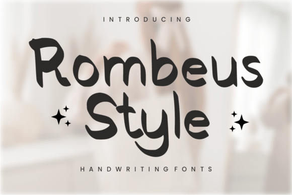 Rombeus Style Font - Featured Image