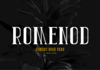 Romenod Font - Featured Image