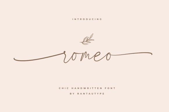 Romeo Handwritten Font - Featured Image