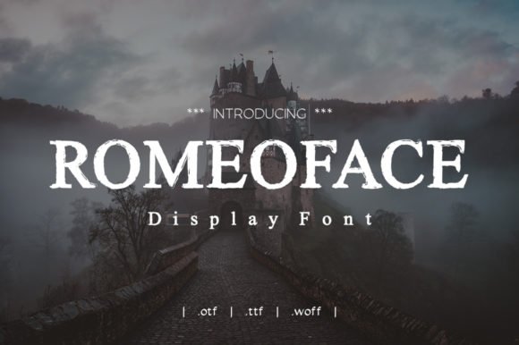 Romeoface Font - Featured Image
