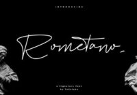 Rometano Font - Featured Image