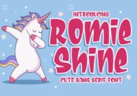 Romie Shine Font - Featured Image