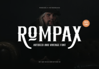Rompax Font - Featured Image