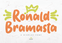 Ronald Bramasta Font - Featured Image