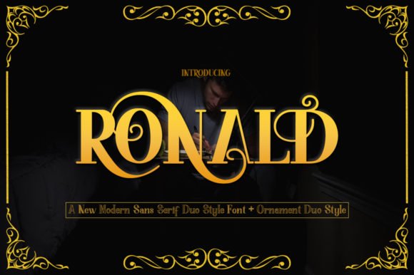 Ronald Family Font - Featured Image