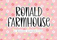 Ronald Farmhouse Font - Featured Image