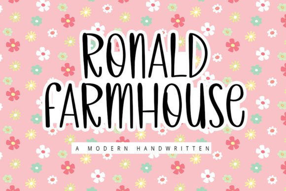 Ronald Farmhouse Font - Featured Image