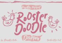 Rooster Doodle Font - Featured Image