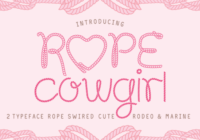 Rope Cowgirl Font - Featured Image