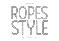 Ropes Style Font - Featured Image