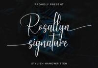 Rosallyn Signature Font - Featured Image
